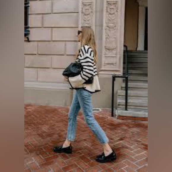 TOTEME Striped wool-blend turtleneck sweater $570 SZ S - Picture 11 of 12